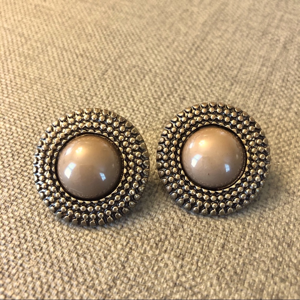 Large Stud Earrings Brown Unique Boho Francesca’s